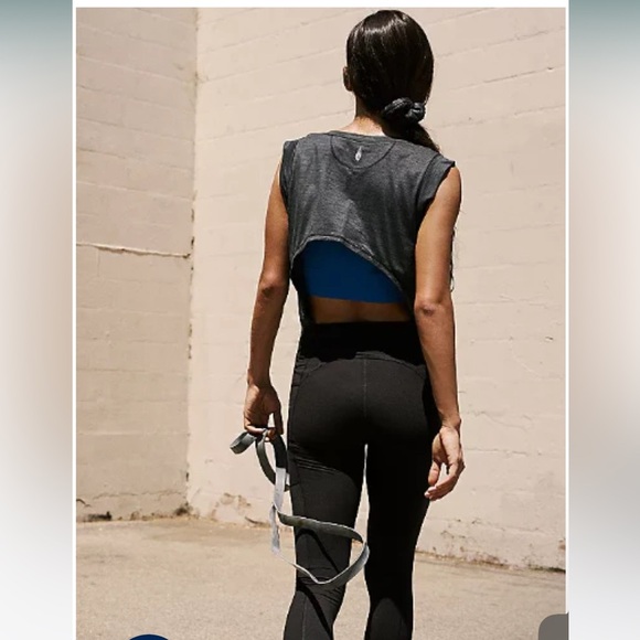 Free People Movement Off to the Races Onesie Jumpsuit Size Large - Picture 2 of 9